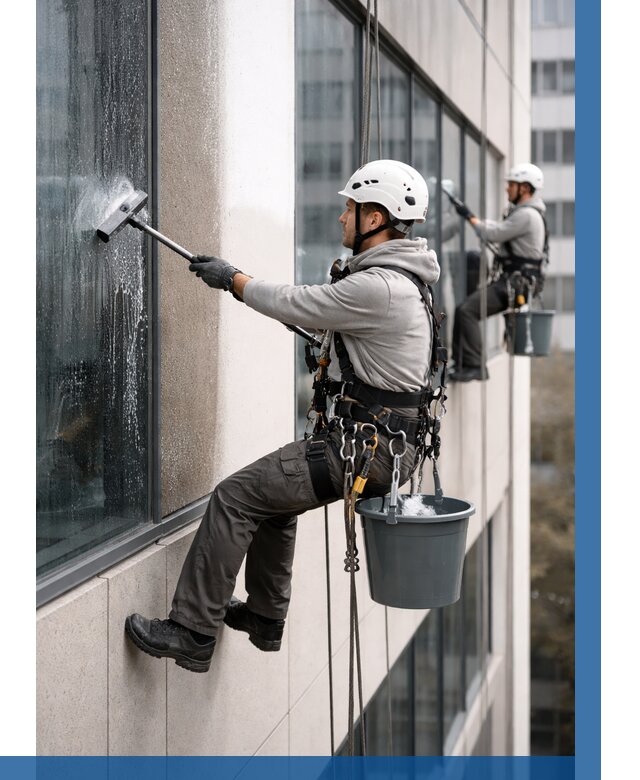 Мойка фасадов зданий в Кумертау под ключ от 357 р. | ВЫСОТНИК-Кра