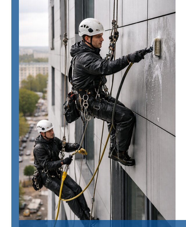 Профессиональная мойка фасада из композита в Кумертау