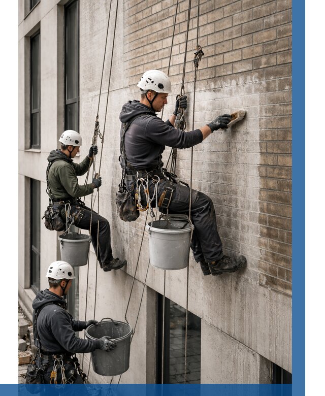 Удаление высолов с фасада в Кумертау от 255 р. | ВЫСОТНИК-Кра