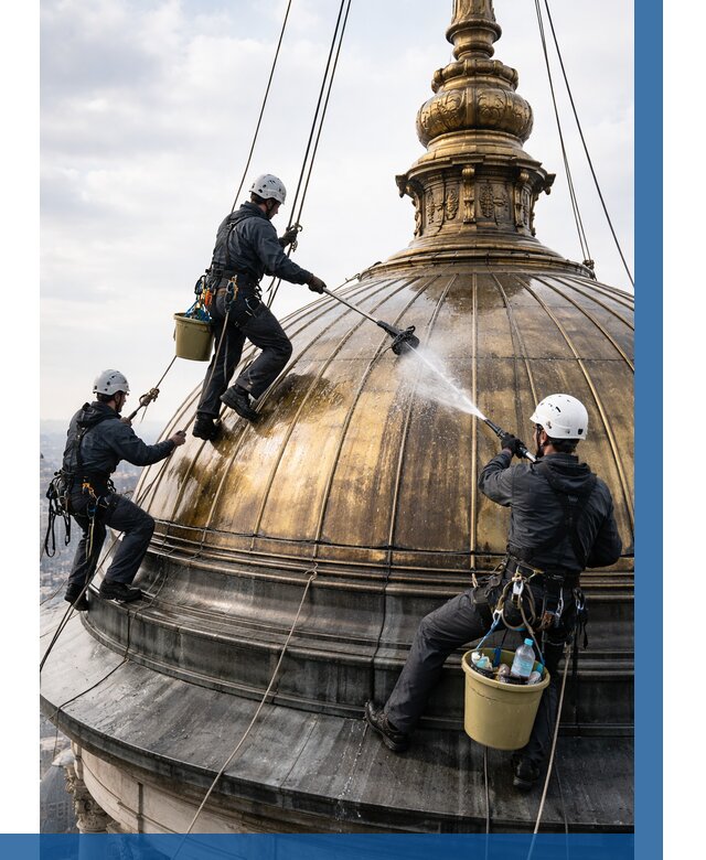 Мойка куполов и шпилей в Кумертау от 8167 р. - заказать | ВЫСОТНИК-Кра