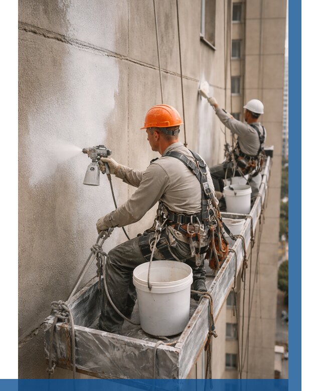 Грунтовка фасада на высоте в Кумертау от 123 р. | ВЫСОТНИК-Кра