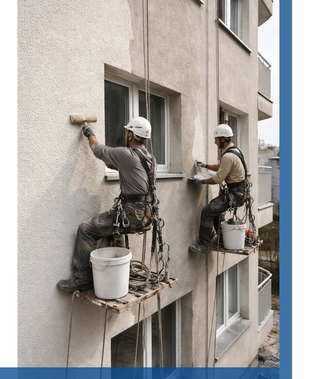 Нанесение короеда на фасад в Кумертау от 459 р. | ВЫСОТНИК-Кра