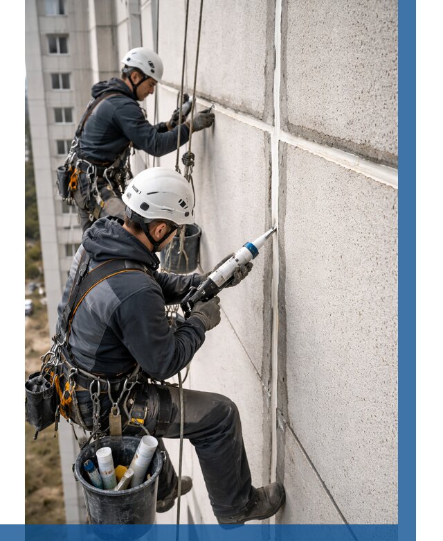 Герметизация межпанельных швов в Кумертау от 715 р. | ВЫСОТНИК-Кра