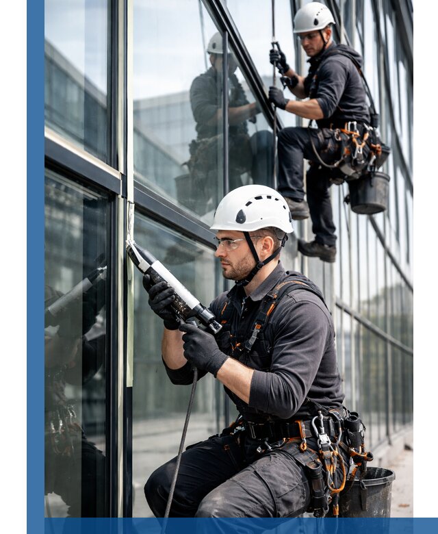 Герметизация витражных швов в Кумертау для зданий и фасадов