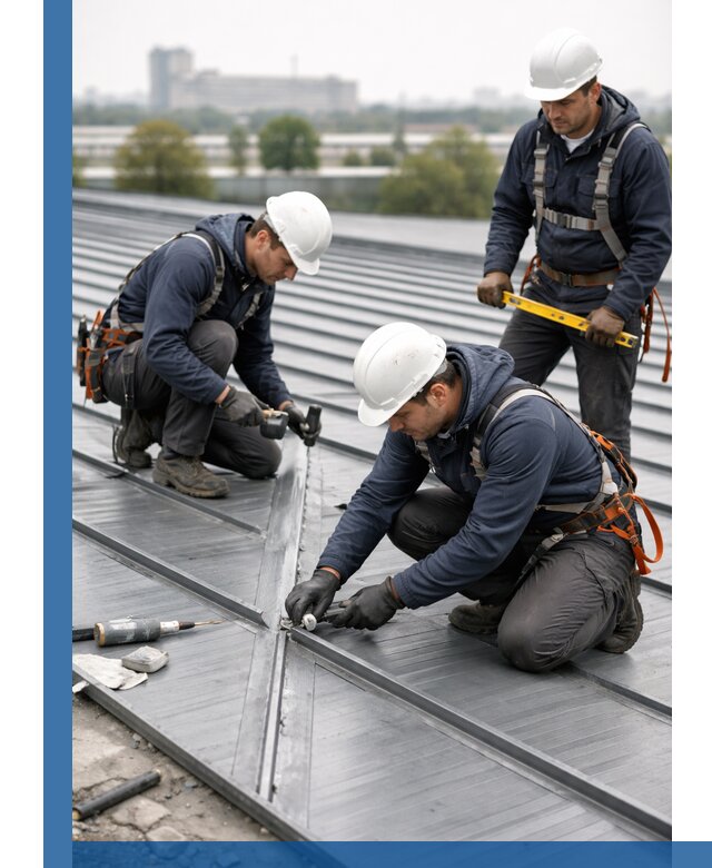 Ремонт фальцевой кровли в Кумертау срочно и качественно