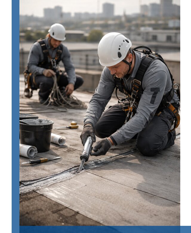 Аварийное и капитальное устранение протечек кровли в Кумертау