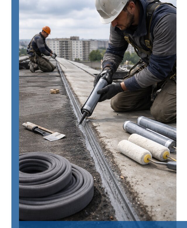 Герметизация швов кровли в Кумертау с гарантией герметичности