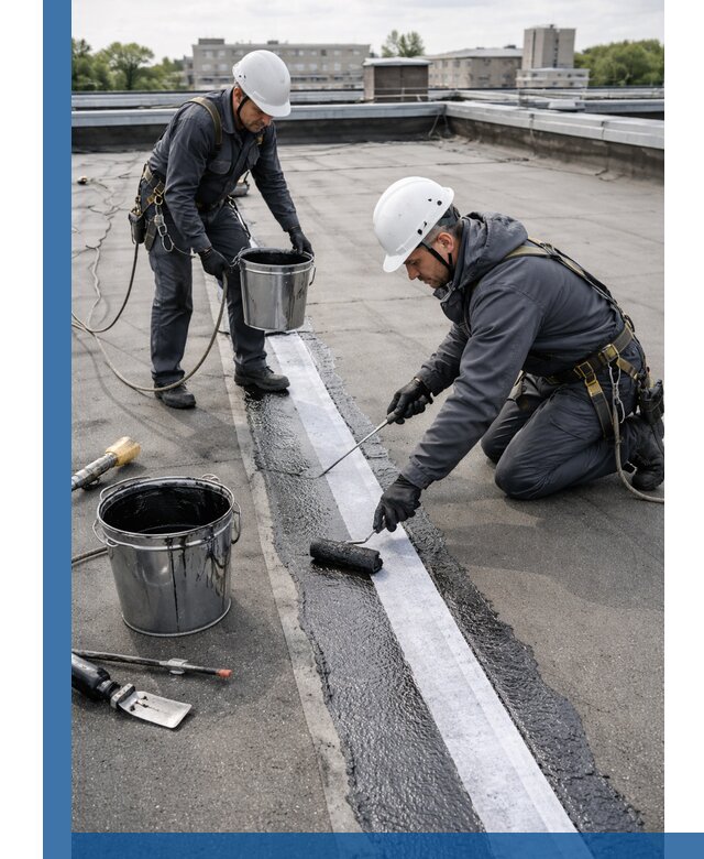 Гидроизоляция кровли мастикой в Кумертау надежная защита