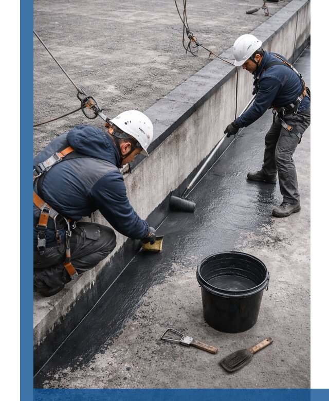 Гидроизоляция кровли жидкой резиной профессионально в Кумертау