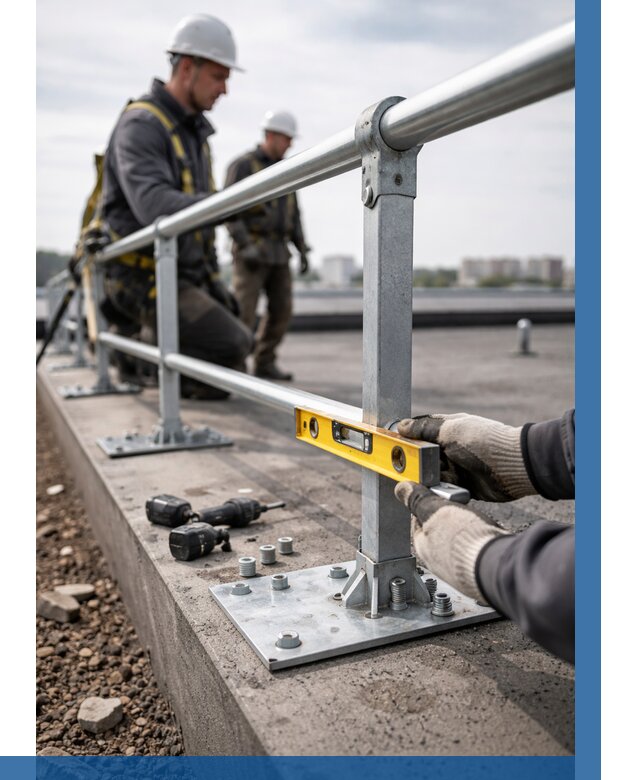 Монтаж кровельного ограждения в Кумертау от 1225 р. | ВЫСОТНИК-Кра