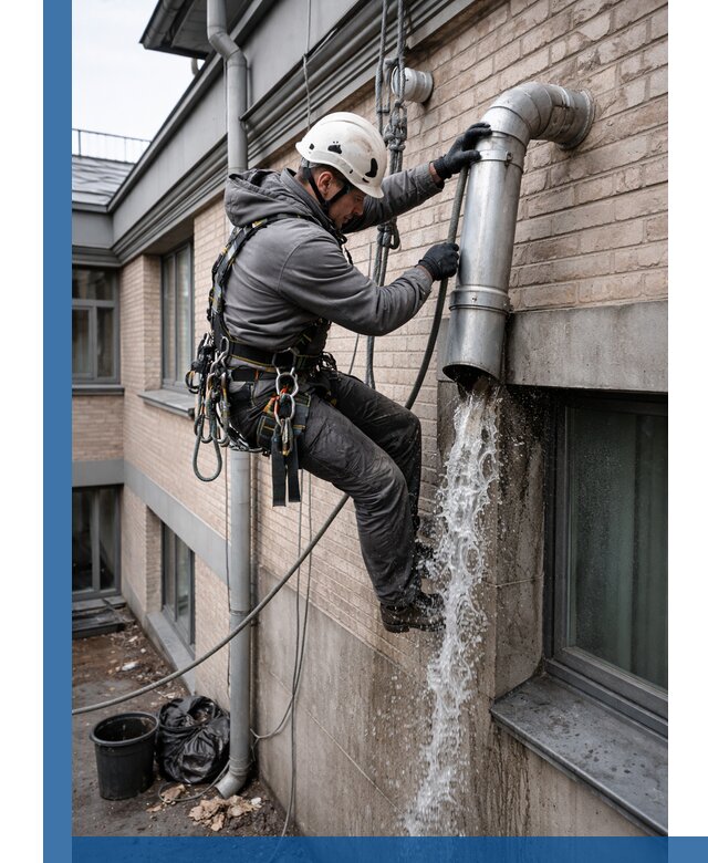 Профессиональная прочистка водосточных труб в Кумертау с гарантией