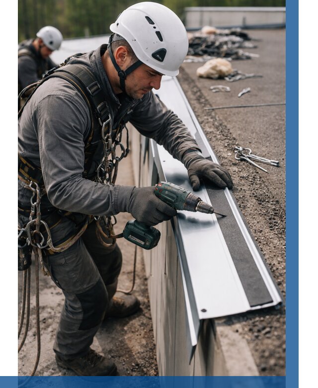 Монтаж капельника на кровле в Кумертау от 306 р. | ВЫСОТНИК-Кра