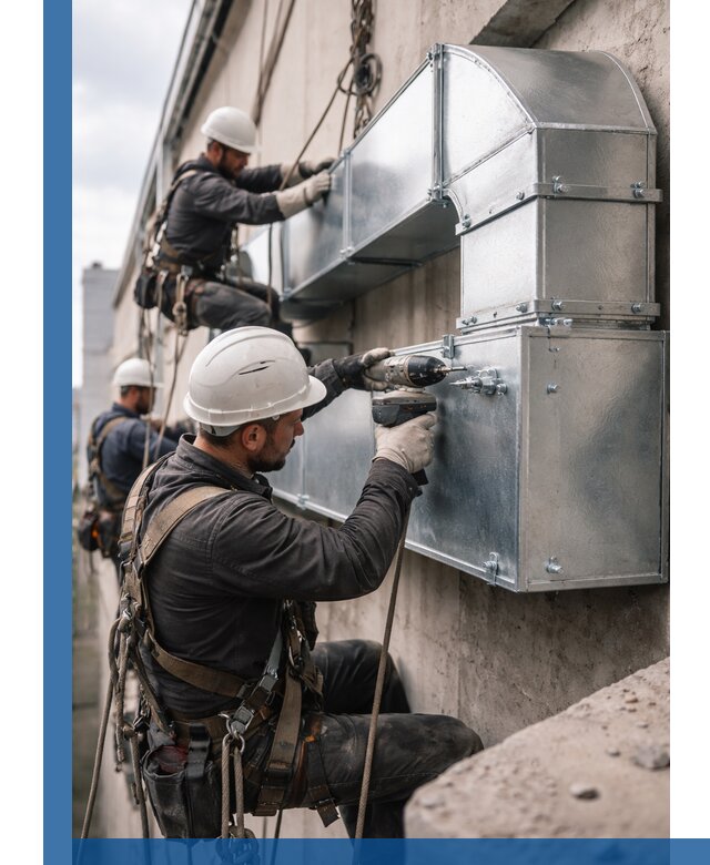 Профессиональный монтаж вентиляционных коробов в Кумертау под ключ