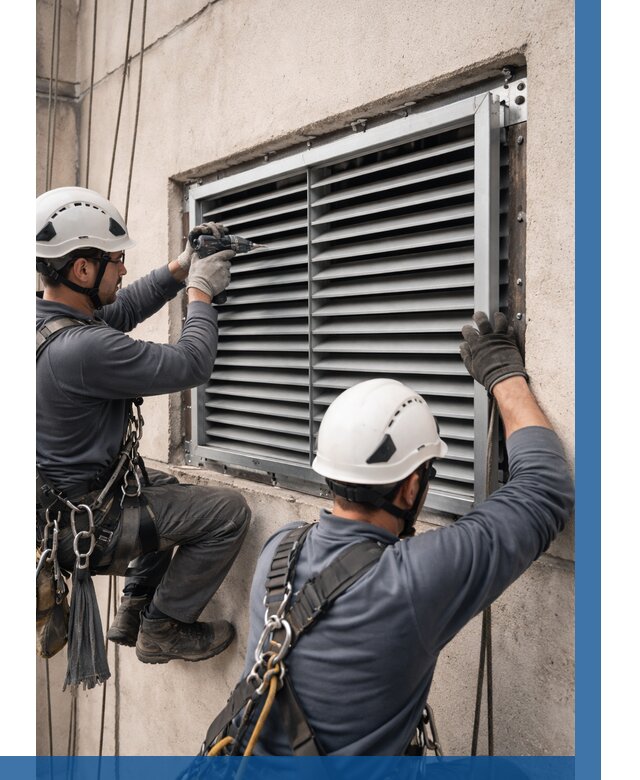 Монтаж вентиляционных решеток в Кумертау от 4594 р. | ВЫСОТНИК-Кра