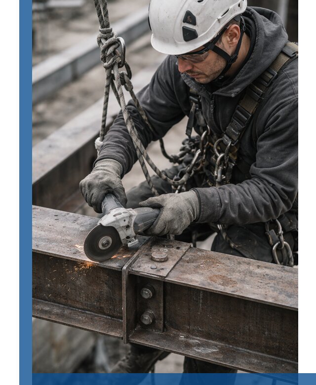 Резка металла на высоте в Кумертау для зданий и конструкций