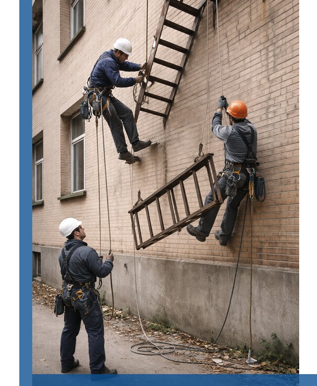 Демонтаж пожарной лестницы в Кумертау быстро и безопасно