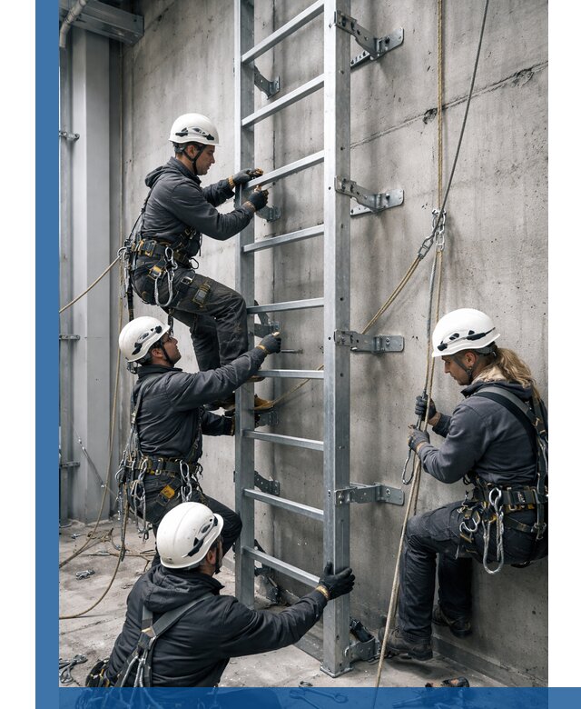 Монтаж металлических лестниц в Кумертау под ключ со гарантией