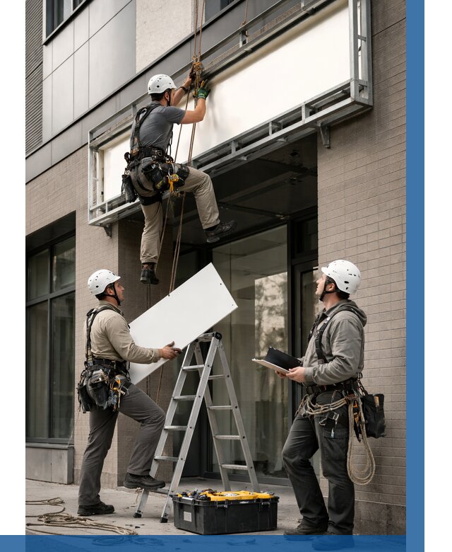 Монтаж светового короба в Кумертау от 6636 р. | ВЫСОТНИК-Кра