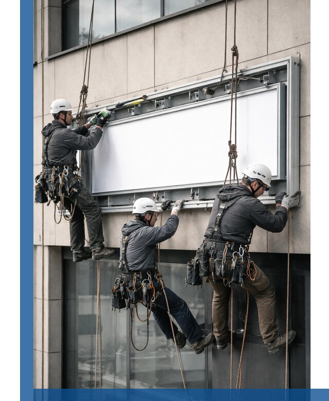 Профессиональный монтаж светового короба под ключ в Кумертау