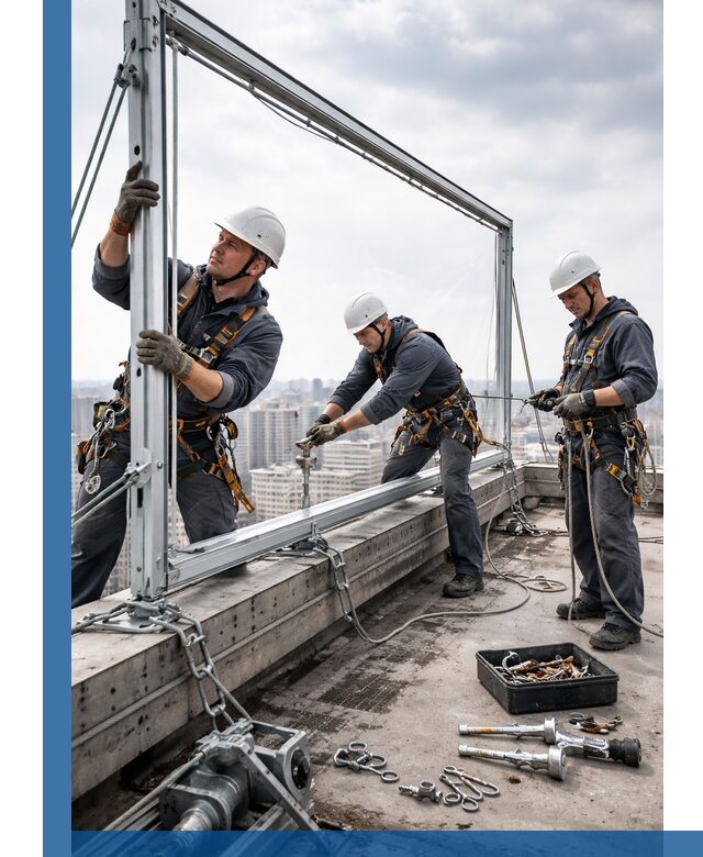 Монтаж крышных рекламных конструкций под ключ в Кумертау