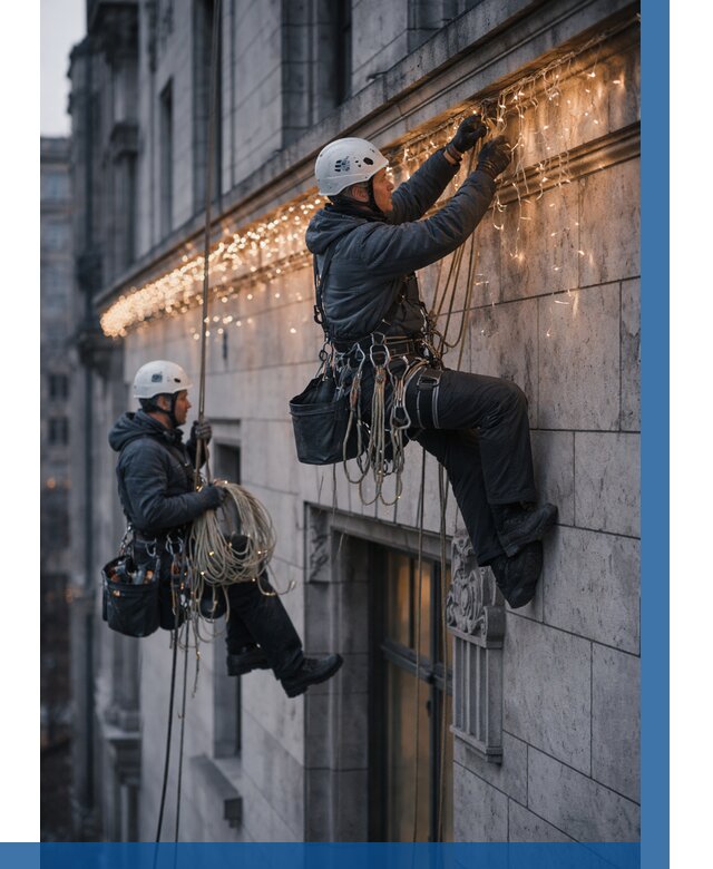 Монтаж новогодней иллюминации в Кумертау от 8678 р. | ВЫСОТНИК-Кра