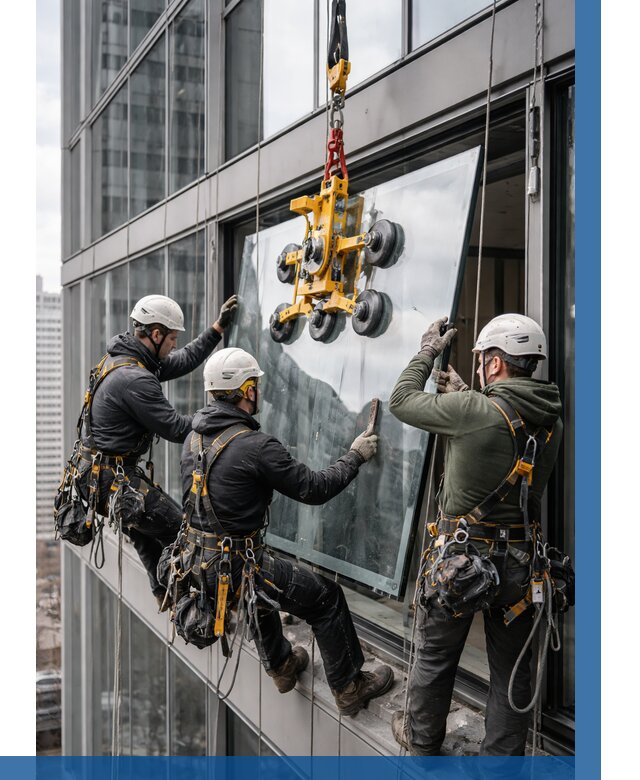 Фасадное остекление зданий под ключ в Кумертау от 10209 р. | ВЫСОТНИК-Кра