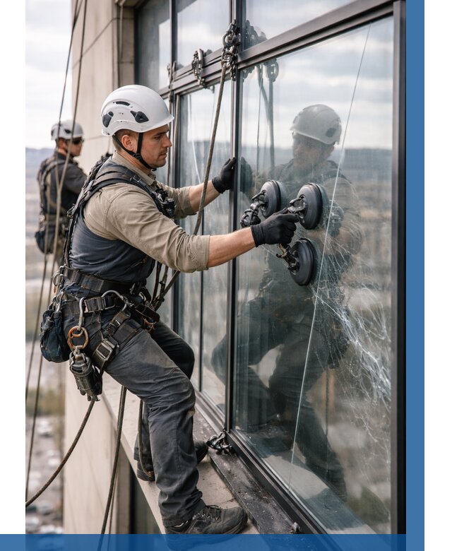 Замена стекла в витраже в Кумертау под ключ от 8678 р. | ВЫСОТНИК-Кра