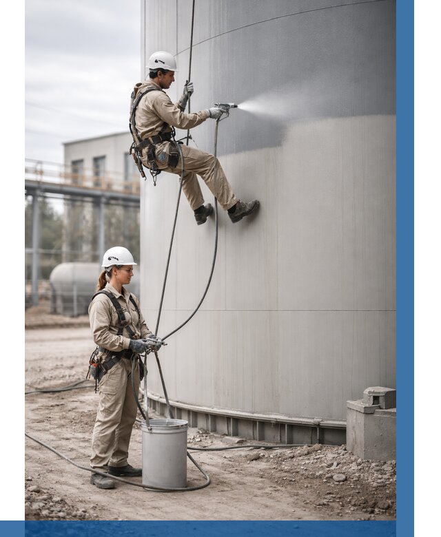 Покраска резервуаров в Кумертау от 1225 р. | ВЫСОТНИК-Кра — заказать