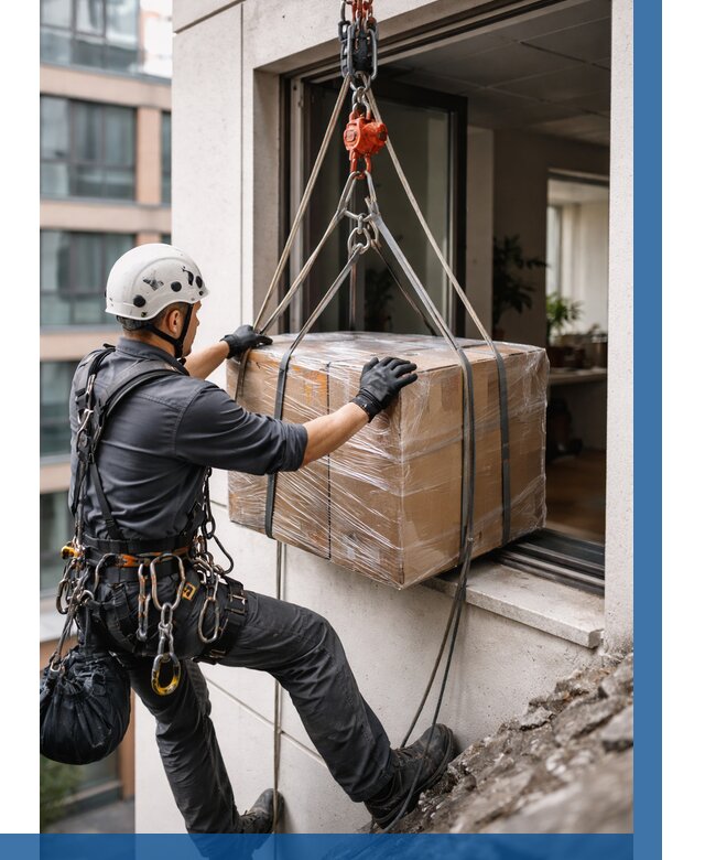 Подъем груза через окно в Кумертау от 4594 р. | ВЫСОТНИК-Кра