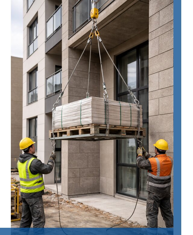 Подъем керамогранита на этаж в Кумертау от 3573 р. | ВЫСОТНИК-Кра