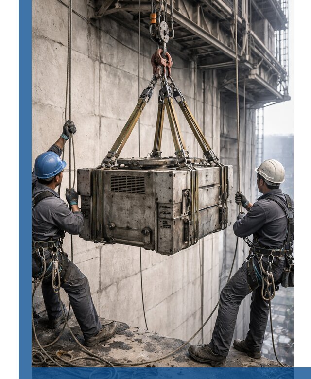 Такелажные работы на высоте, подъем и монтаж грузов в Кумертау