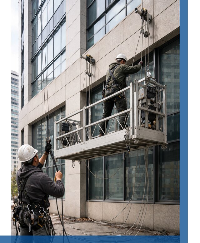 Монтаж и подъем фасадной люльки в Кумертау от 12251 р. | ВЫСОТНИК-Кра