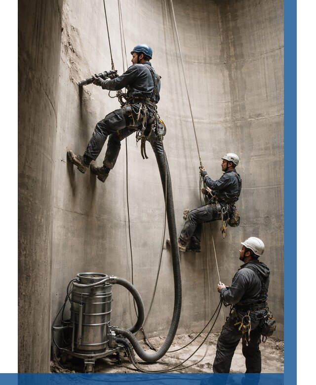 Зачистка силосов в Кумертау от 4594 р. Договор и смета ВЫСОТНИК-Кра