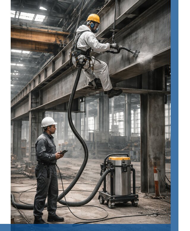 Обеспыливание конструкций в цехе в Кумертау от 4288 р. | ВЫСОТНИК-Кра