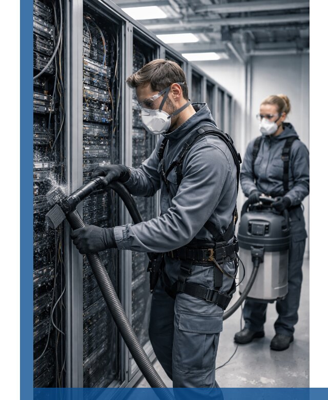 Обеспыливание серверной комнаты в Кумертау, профессиональная очистка