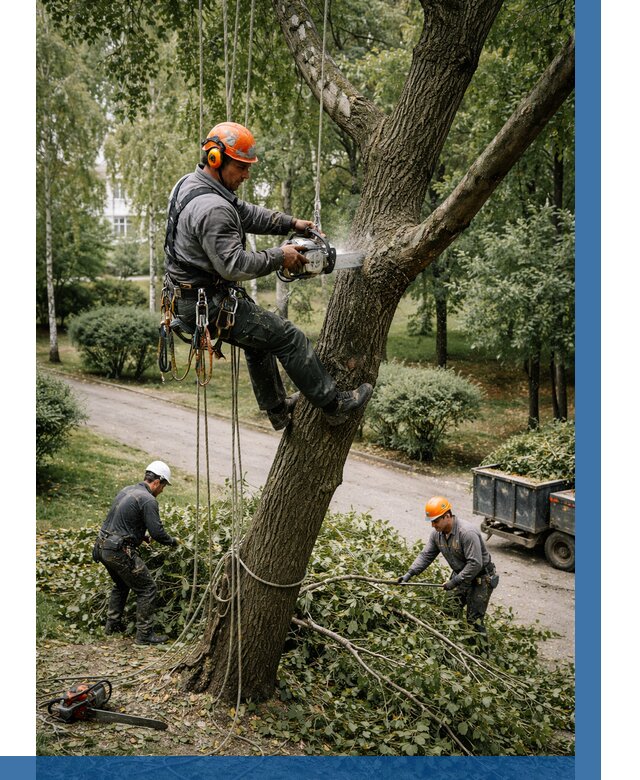 Кронирование деревьев в Кумертау от 6636 р. | ВЫСОТНИК-Кра