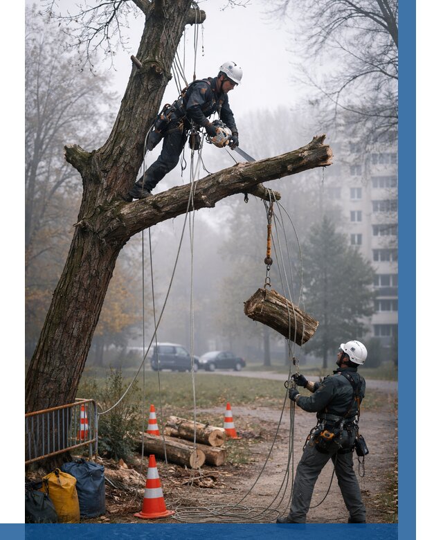 Удаление аварийных деревьев в Кумертау от 15314 р. | ВЫСОТНИК-Кра