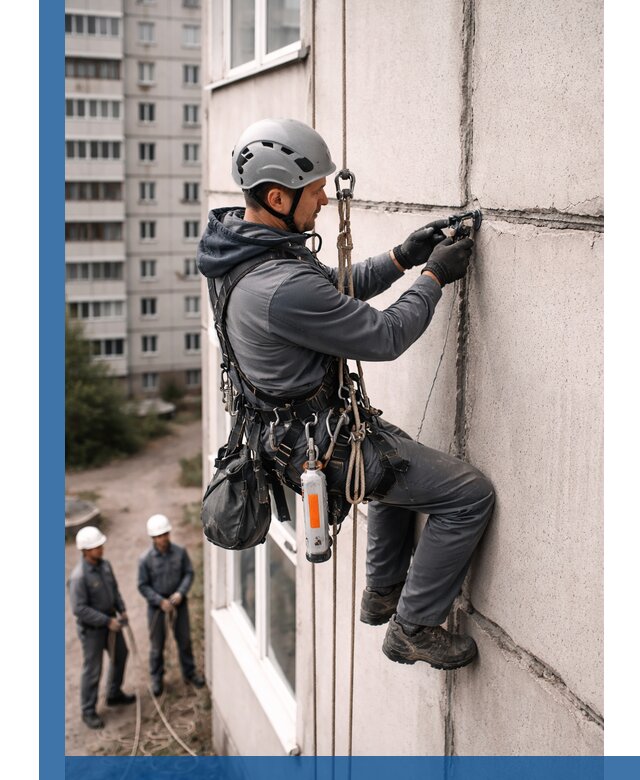 Обследование межпанельных швов и герметизация в Кумертау