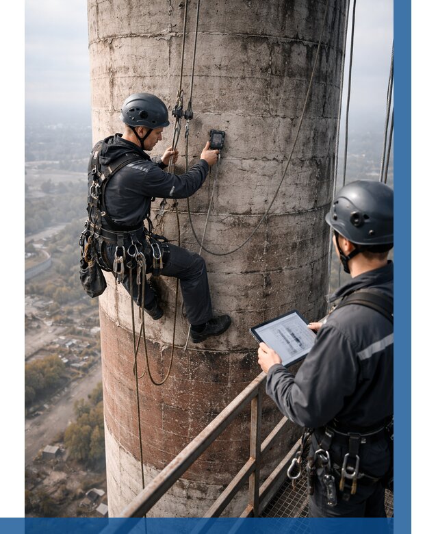 Обследование дымовой трубы в Кумертау от 8167 р. | ВЫСОТНИК-Кра