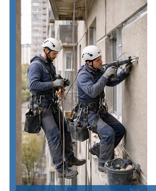 Промышленные альпинисты высотные работы и монтаж в Кумертау